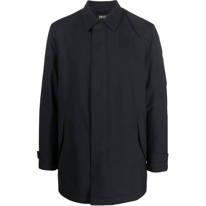 

Пальто Zegna с однобортной застежкой Ermenegildo Zegna, черный