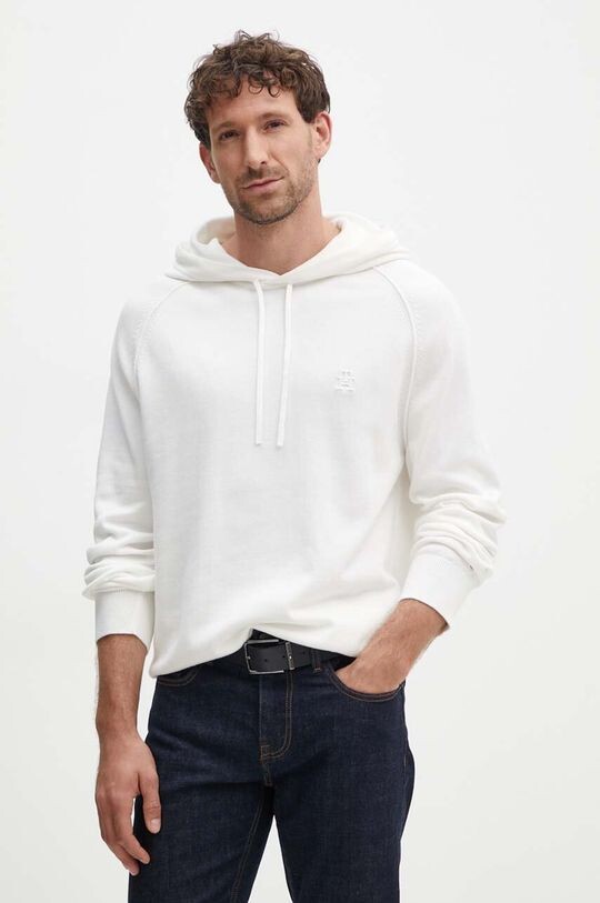 

Хлопковый свитер Tommy Hilfiger, белый