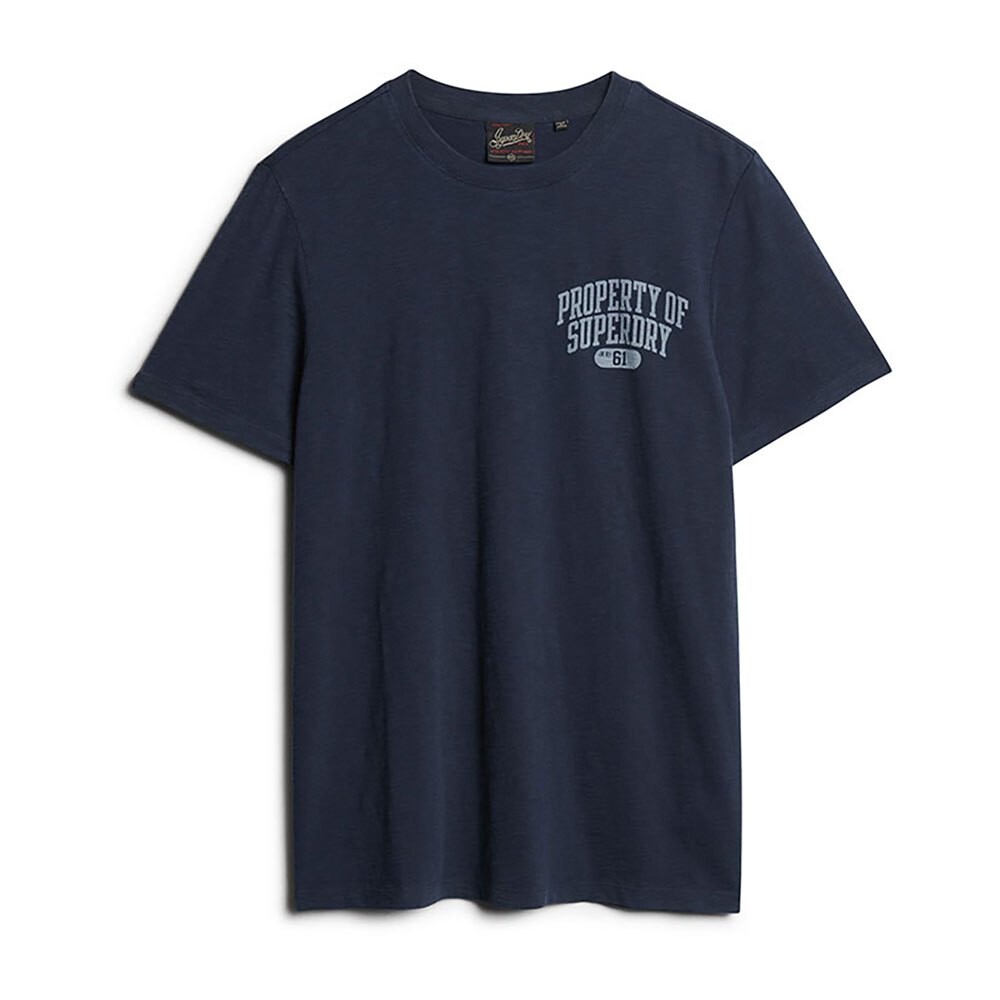 Футболка с коротким рукавом Superdry Athletic College Graphic, синий — фото 2