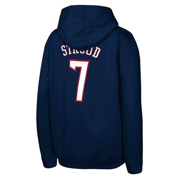 Толстовка с капюшоном Youth cj stroud navy houston texans mainliner с именем и номером игрока Outerstuff — фото 4