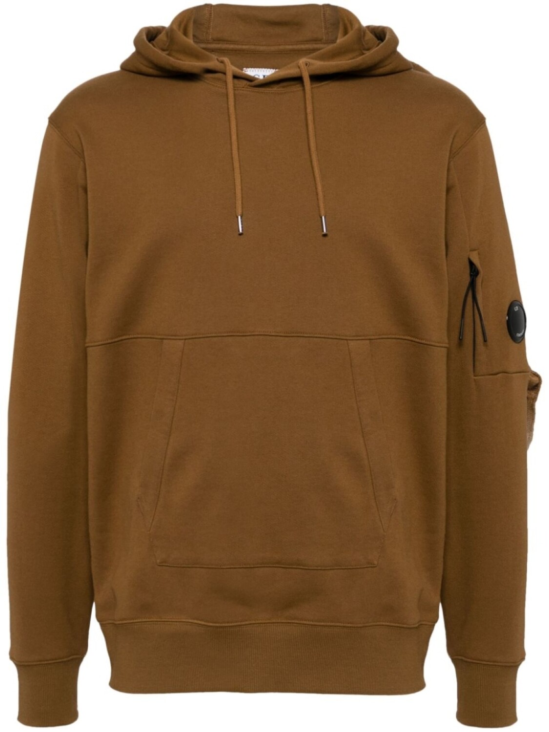 

C.P. Company худи Diagonal Raised, коричневый