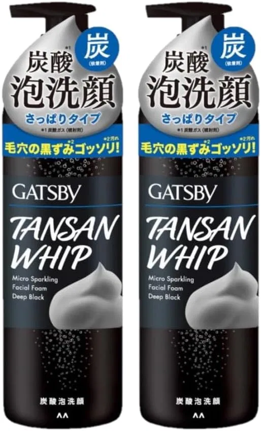 Гель для умывания GATSBY с углем и микропузырьками, 200 г, 2 шт