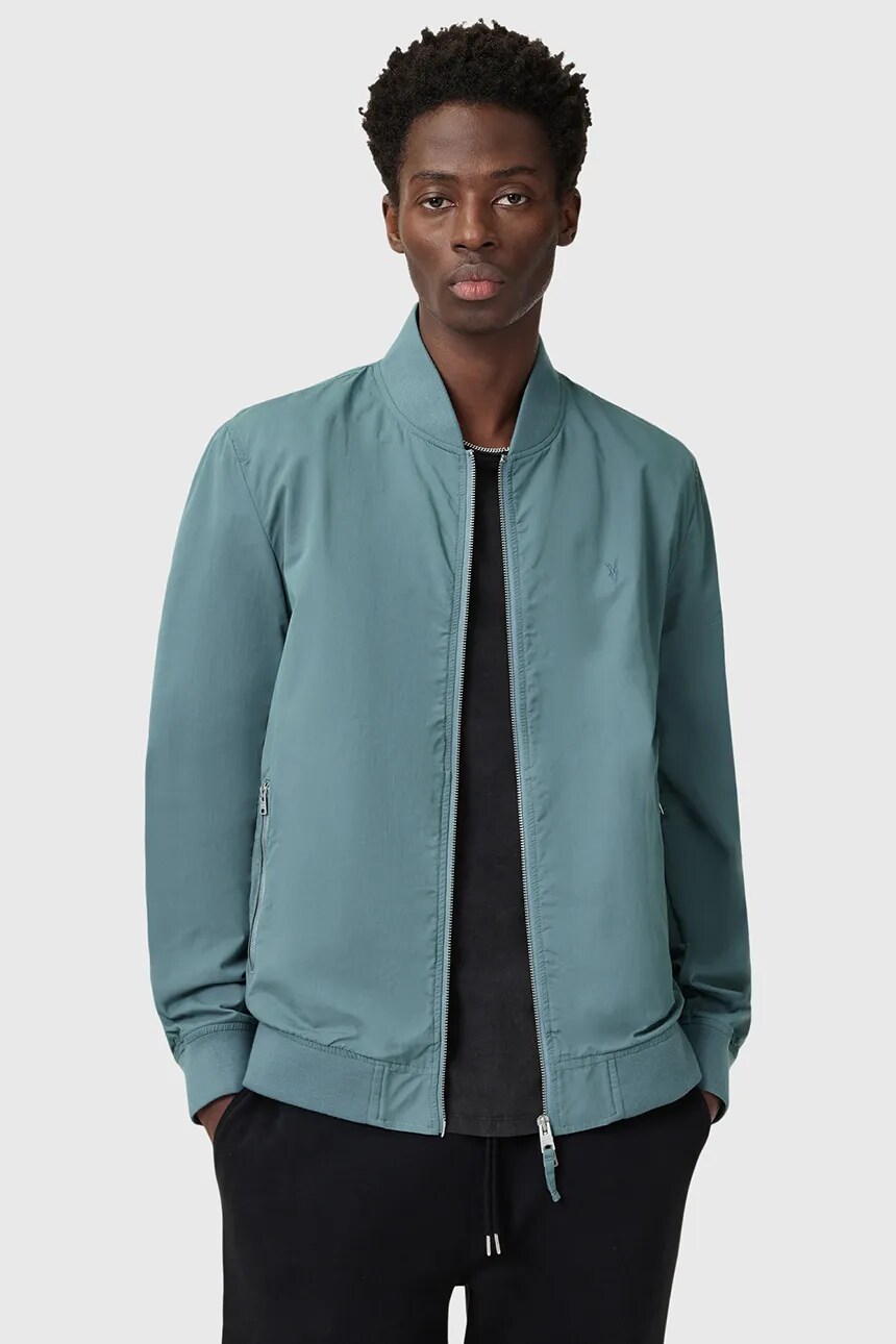 

Куртка-бомбер AllSaints BASSETT, бирюзовый