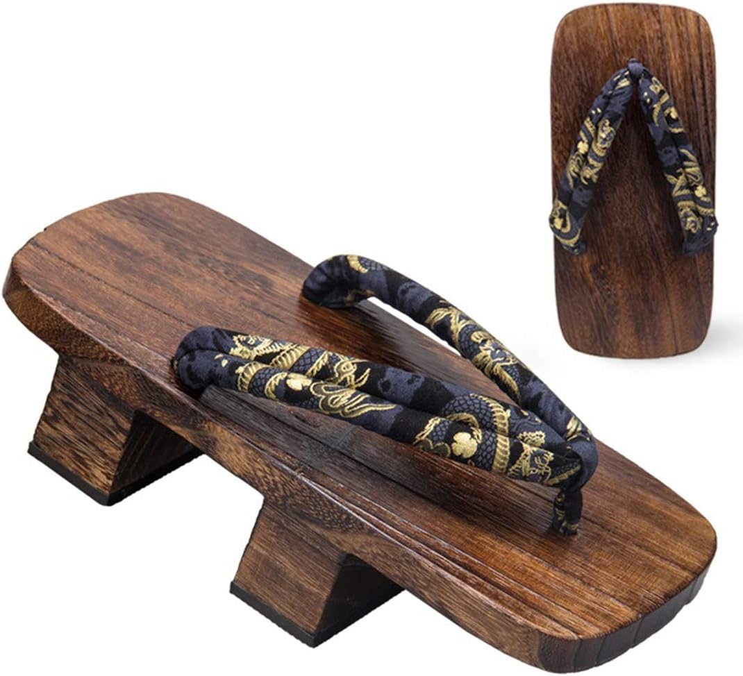 

Японские традиционные сабо Ez-sofei Деревянные сандалии Гета для мужчин, черный