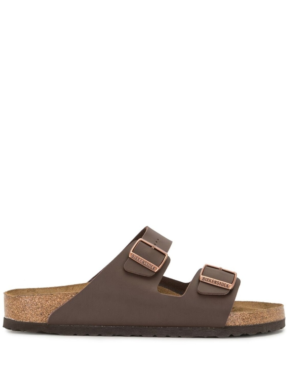 

Сандалии с открытым носком и пряжками Birkenstock, коричневый