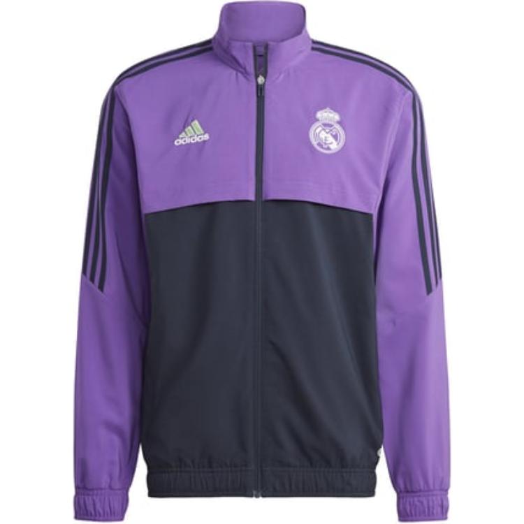 Adidas Куртка Реал Мадрид мужская фиолетовая, Purple — фото 3