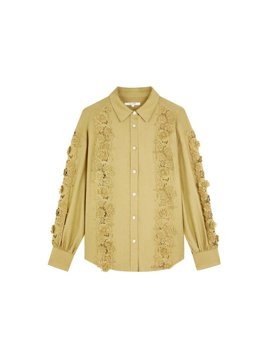 

Лонгслив Scalpers, Green/Khaki