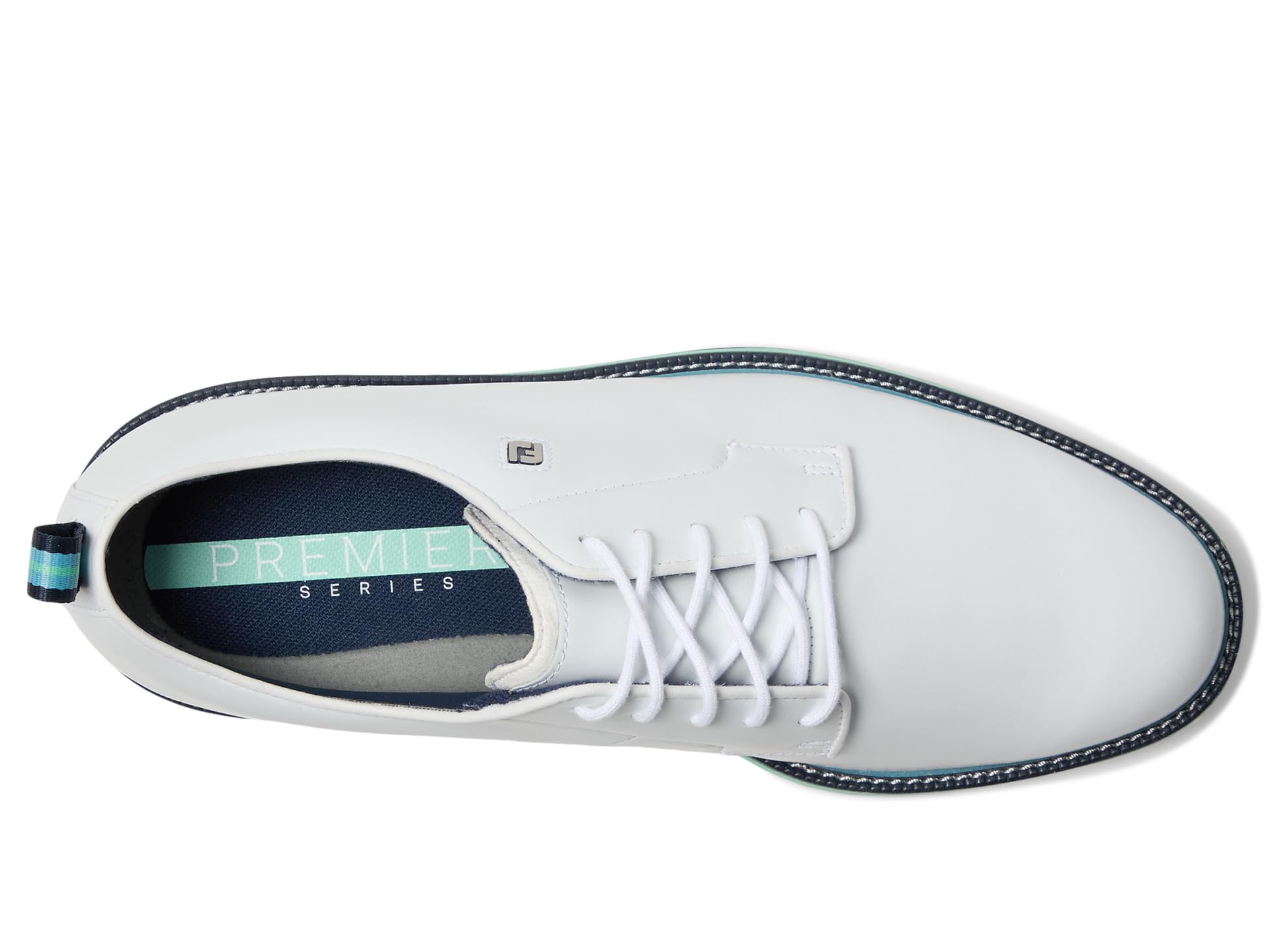 Кроссовки FootJoy Premiere Series - Field, цвет White/Aquamarine/Pagaent Blue — фото 2