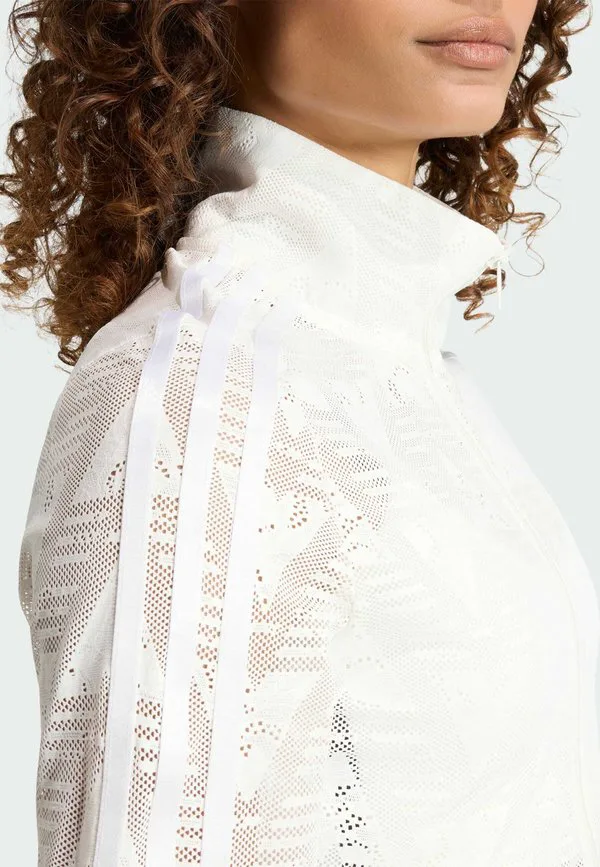 Классическая тренировочная куртка firebird для легкой атлетики Adidas Originals, Cloud White — фото 3