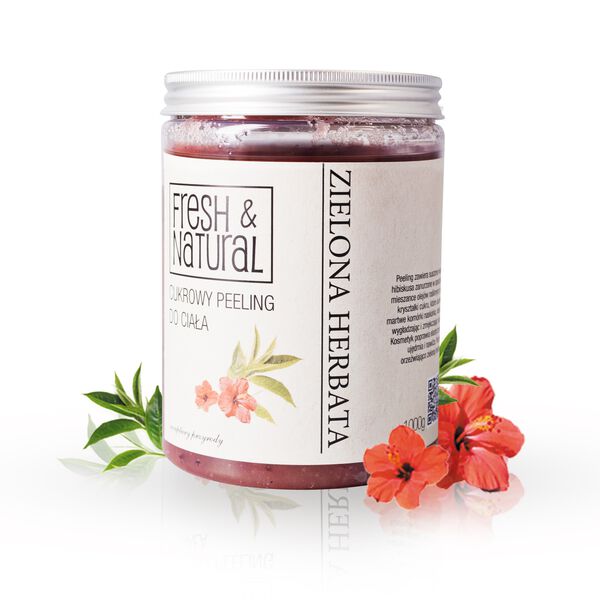 

Сахарный скраб для тела зеленый чай, 1000 г Fresh & Natural
