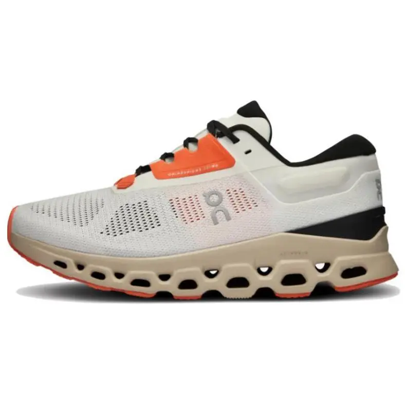 

Кроссовки On CloudStratus 3 Undyed White Sand Orange Women's, белый