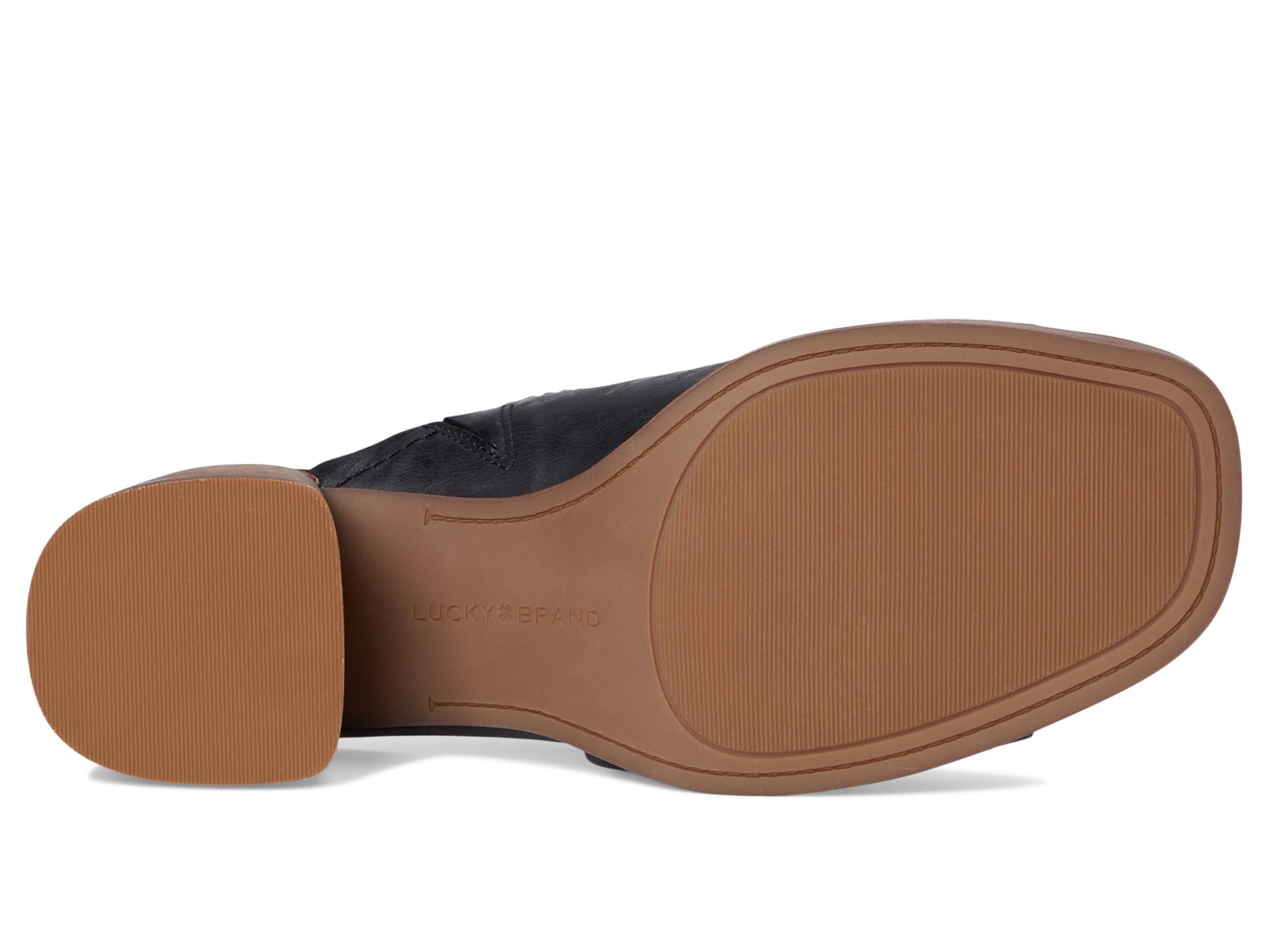 Туфли Lucky Brand Jamira Asymmetrical Mule, черный — фото 3