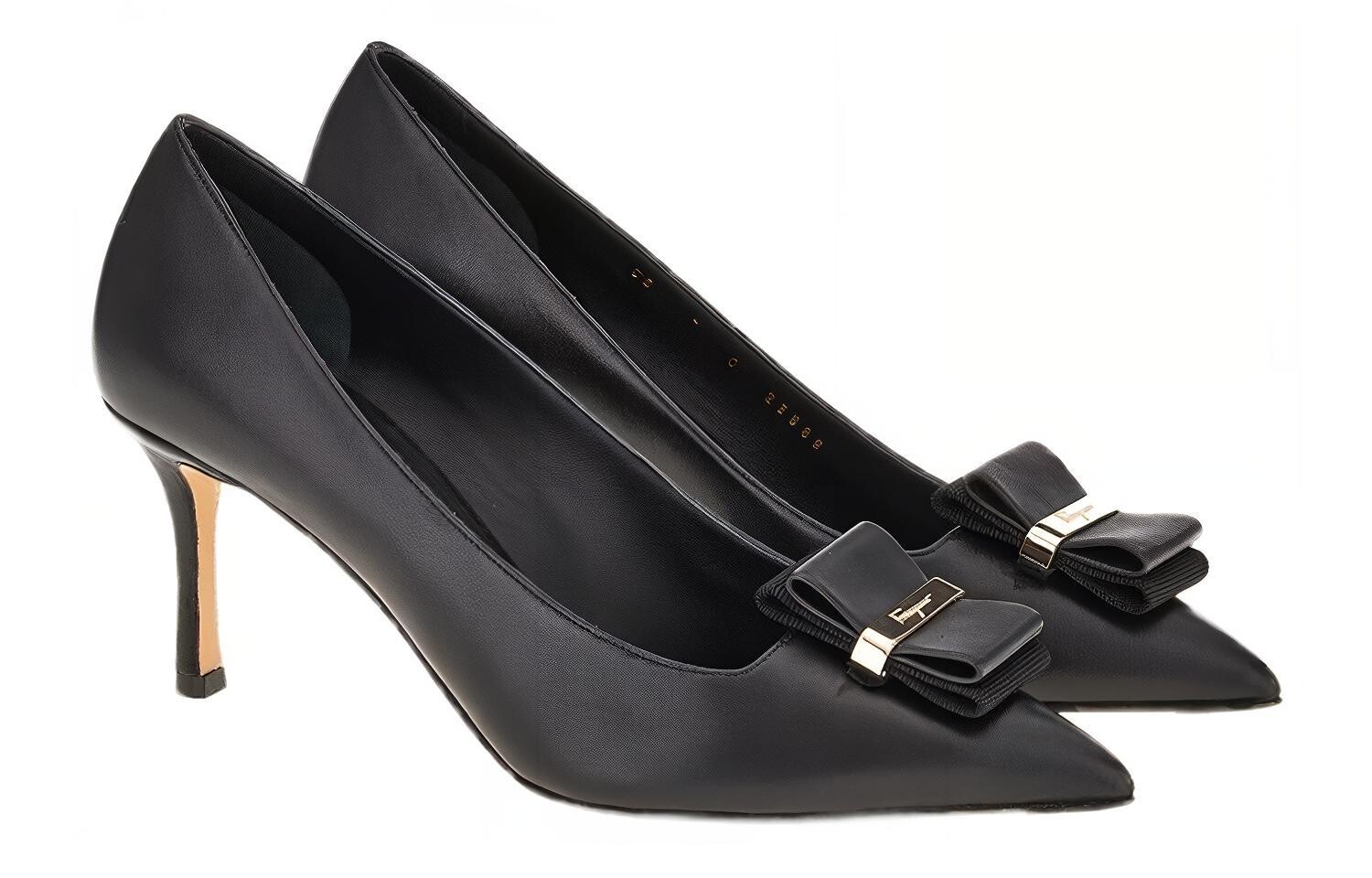Туфли женские Ferragamo High Heels, черный — фото 3