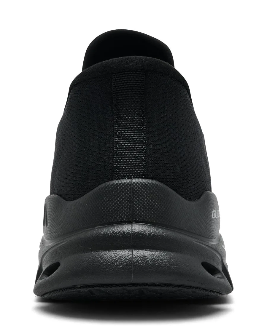 Мужские слипоны: кроссовки для ходьбы Glide-Step Zefyr Wide-Width от Finish Line Skechers, черный — фото 4