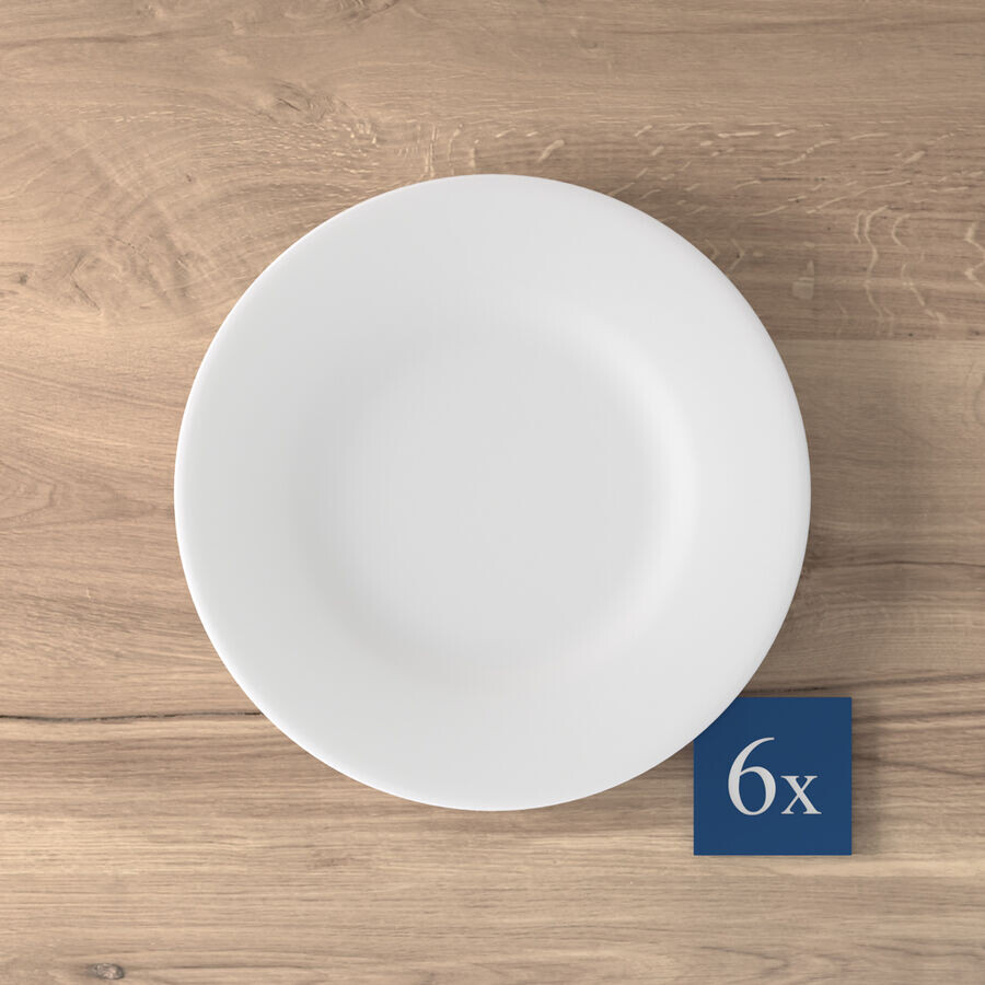 

Королевские тарелки для завтрака, 6 шт, 22см Villeroy & Boch, белый
