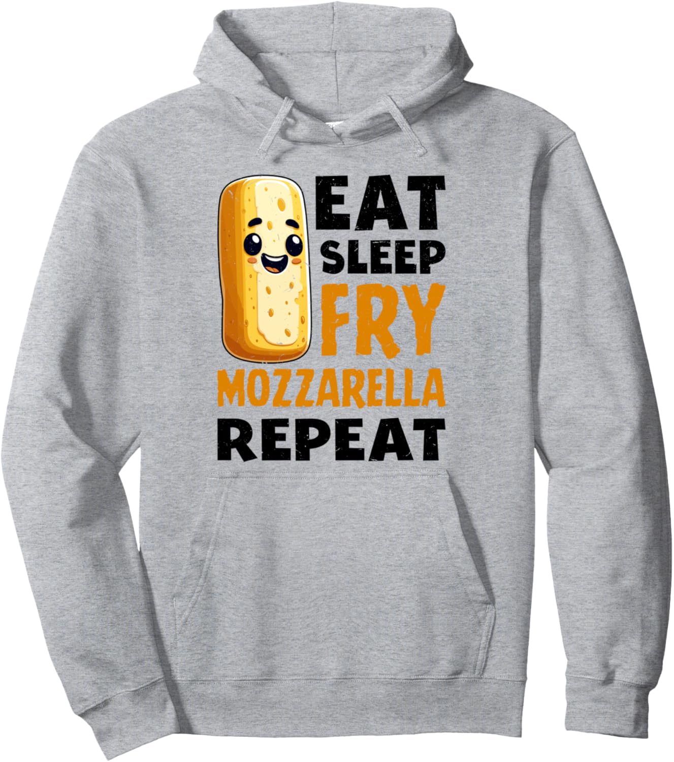 

Толстовка с изображением сырных палочек «Моцарелла» Mozzarella Sticks Lover Cheese Enthusiast, серый