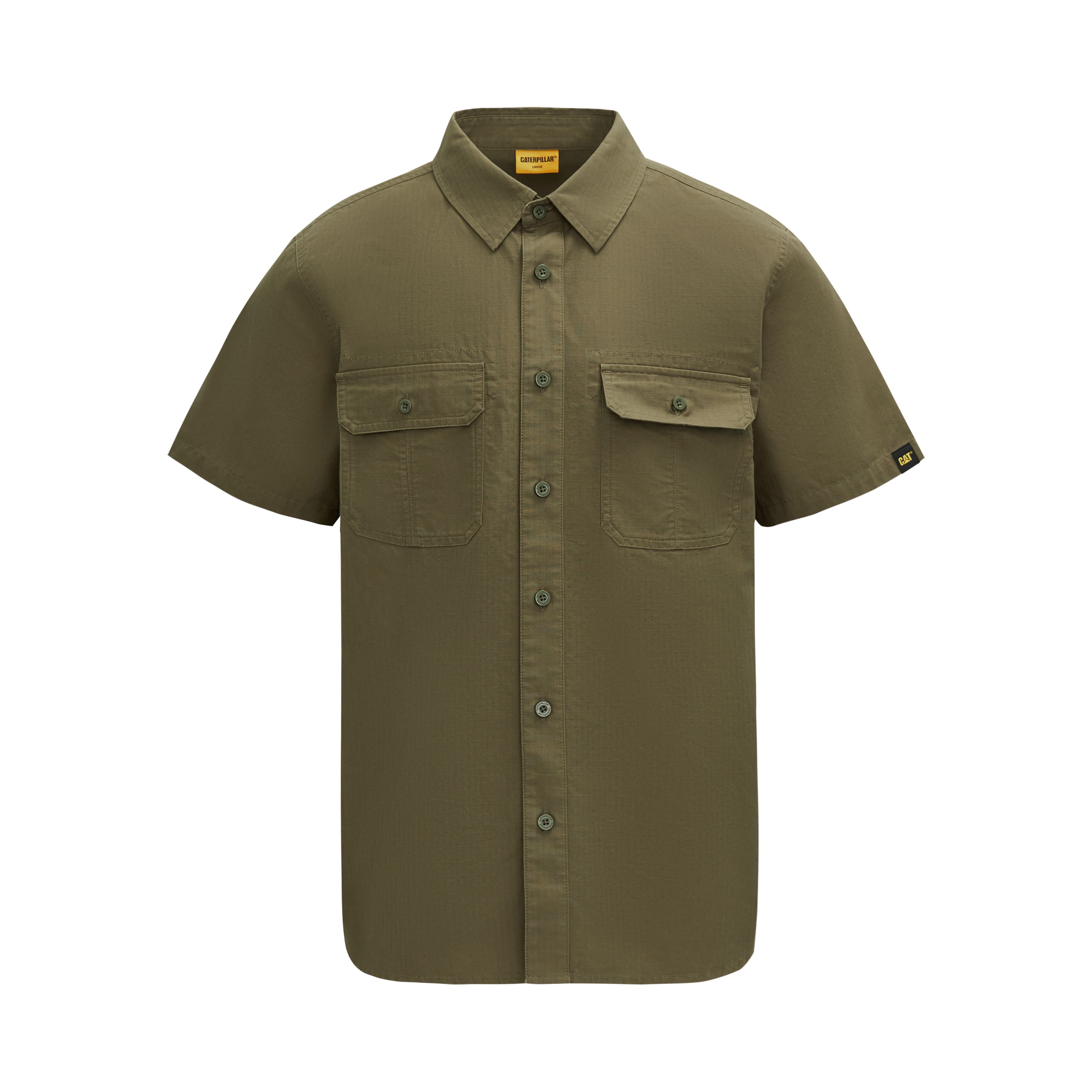 

Футболка мужская CAT, зелёная