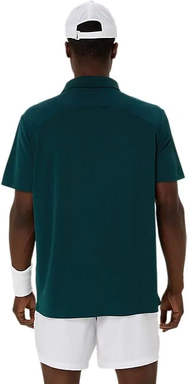 Мужская теннисная одежда ASICS Court Polo, Saxon Green — фото 2