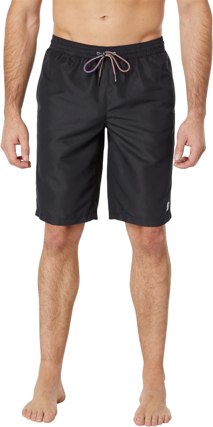 Пляжные шорты Paul Smith Shorts Long Zebra, черный