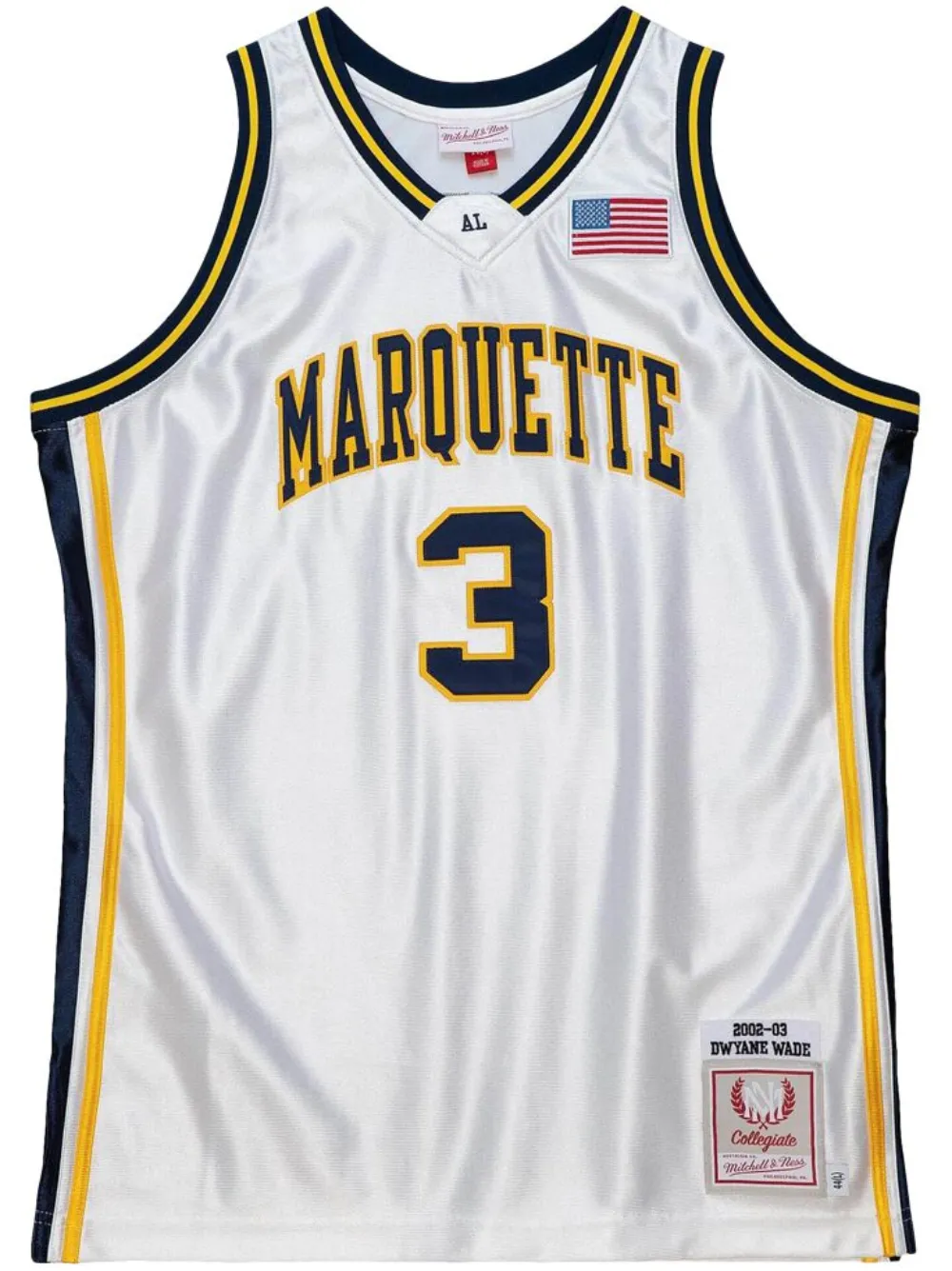 

Спортивный топ Marquette 2002 Dwyane Wade Mitchell & Ness, белый