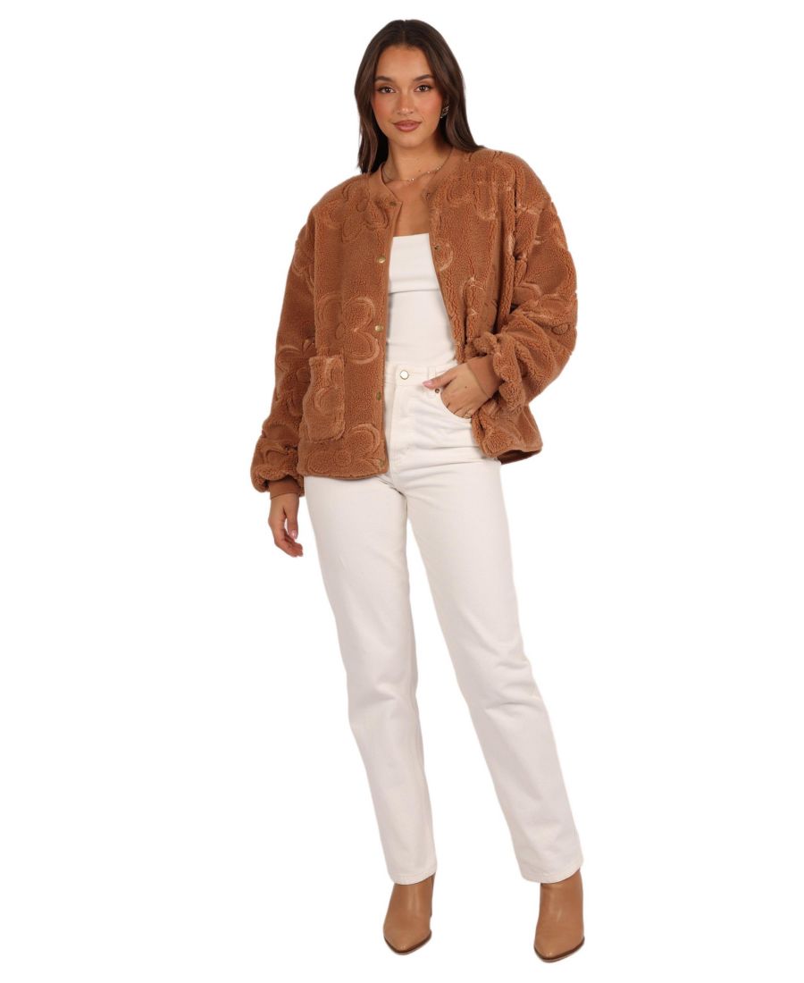

Женская жакет-куртка Lasky с цветочным узором и пуговицами Petal and Pup, Camel