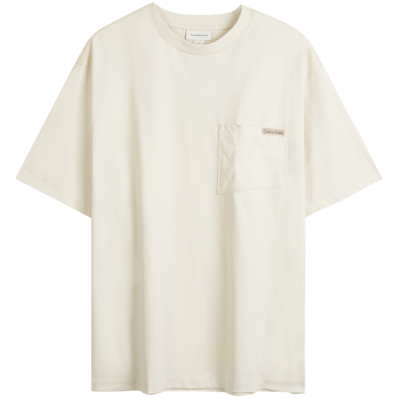 Calvin Klein Футболка мужская Cow Ivory — фото 3