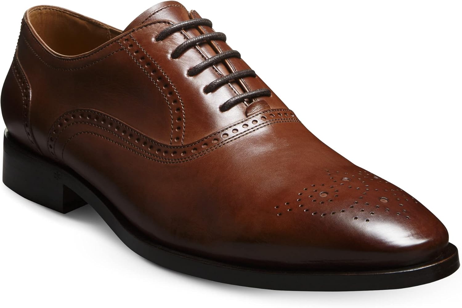 

Мужские оксфорды с крыльями и брогированием Allen Edmonds Siena на шнуровке, Chili Leather