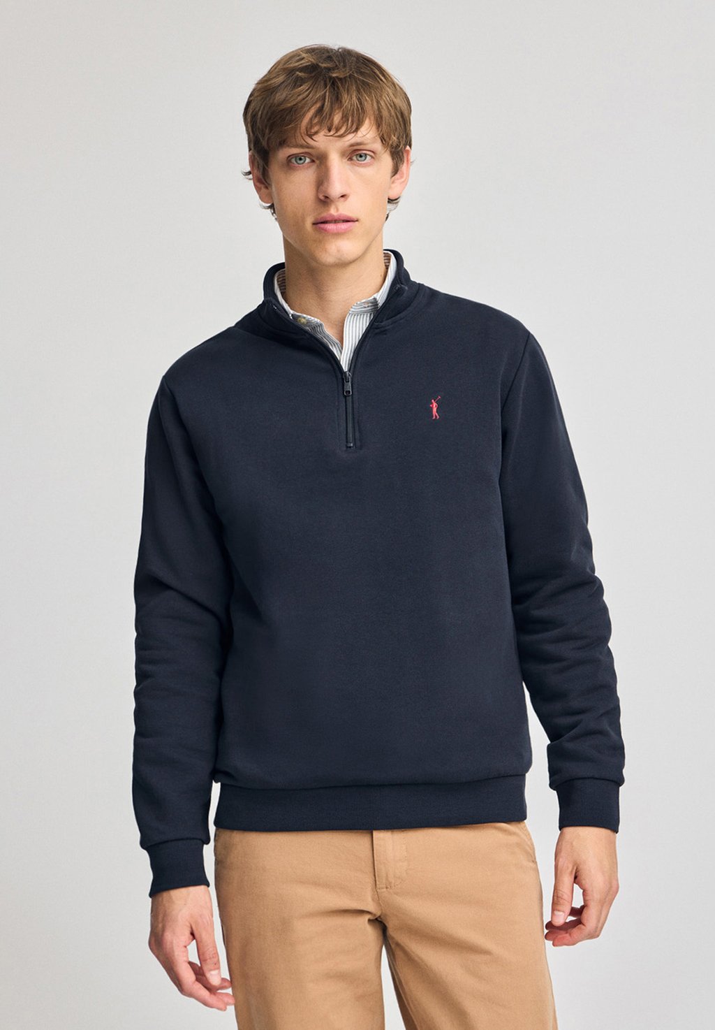 

Толстовка ZIPPER NECK RIGBY Polo Club, темно-синий
