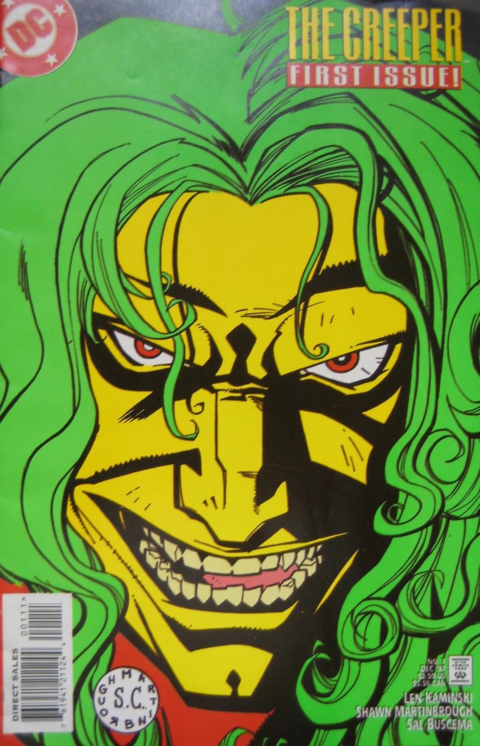 

the Creeper #1, (First Issue!), December 1997 (Volume Three) (DC Comics & Dark Horse Comics)