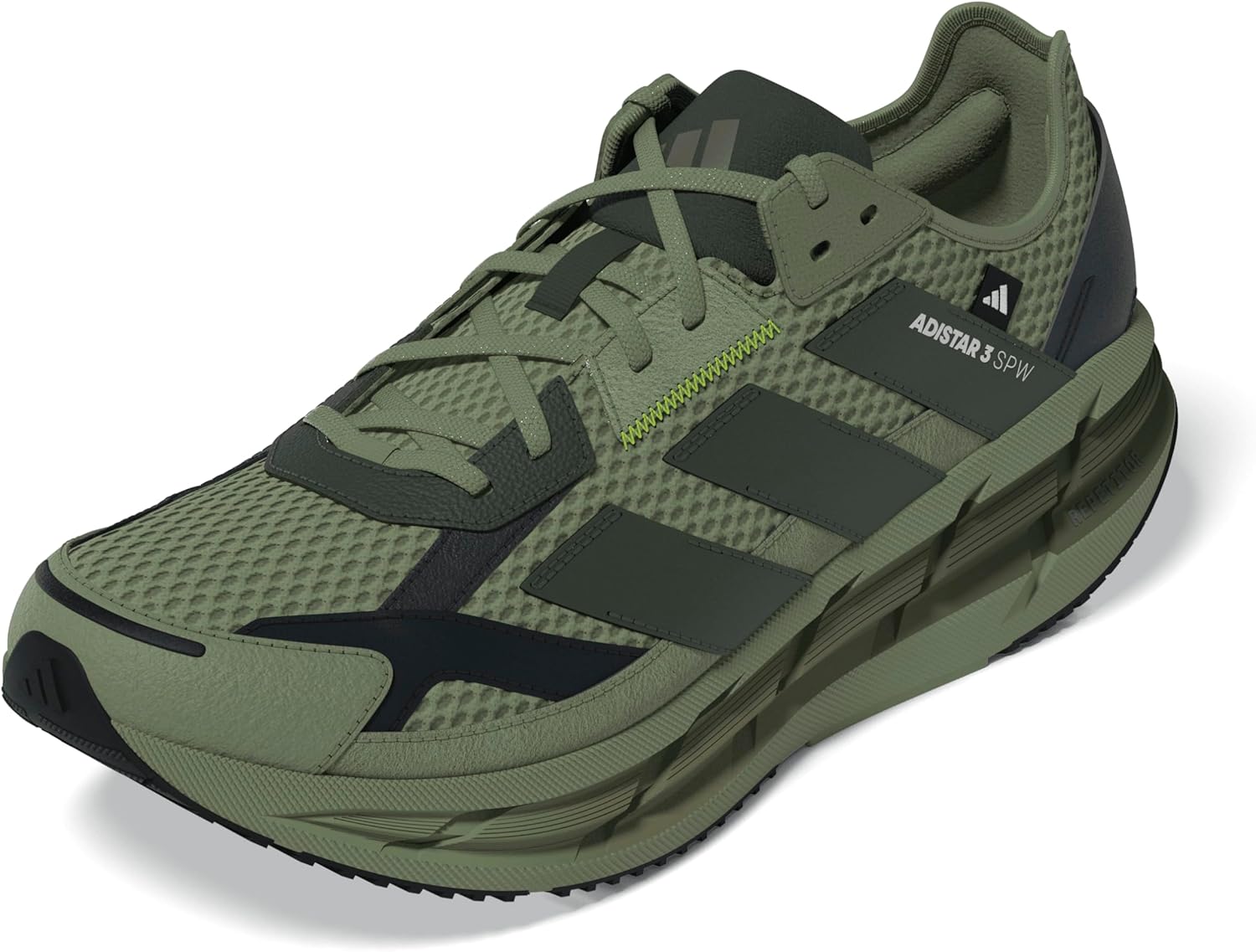 Мужские кроссовки Adidas Adistar 3, черный/зеленый