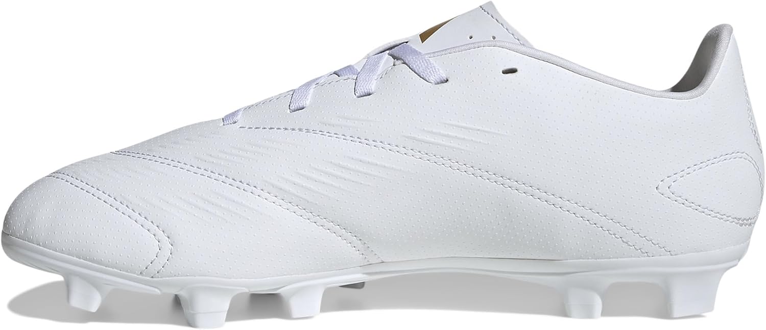 Кроссовки Adidas Club Flexible Ground, белый/золотой — фото 4