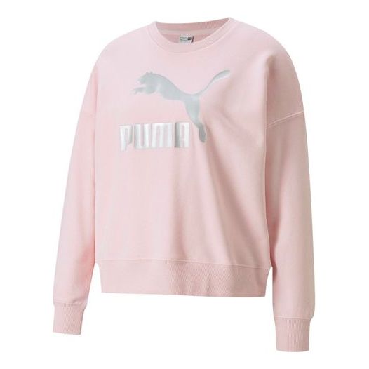 

Толстовка (WMNS) PUMA CLASSICS Metallic LOGO Crew TR 535276-16