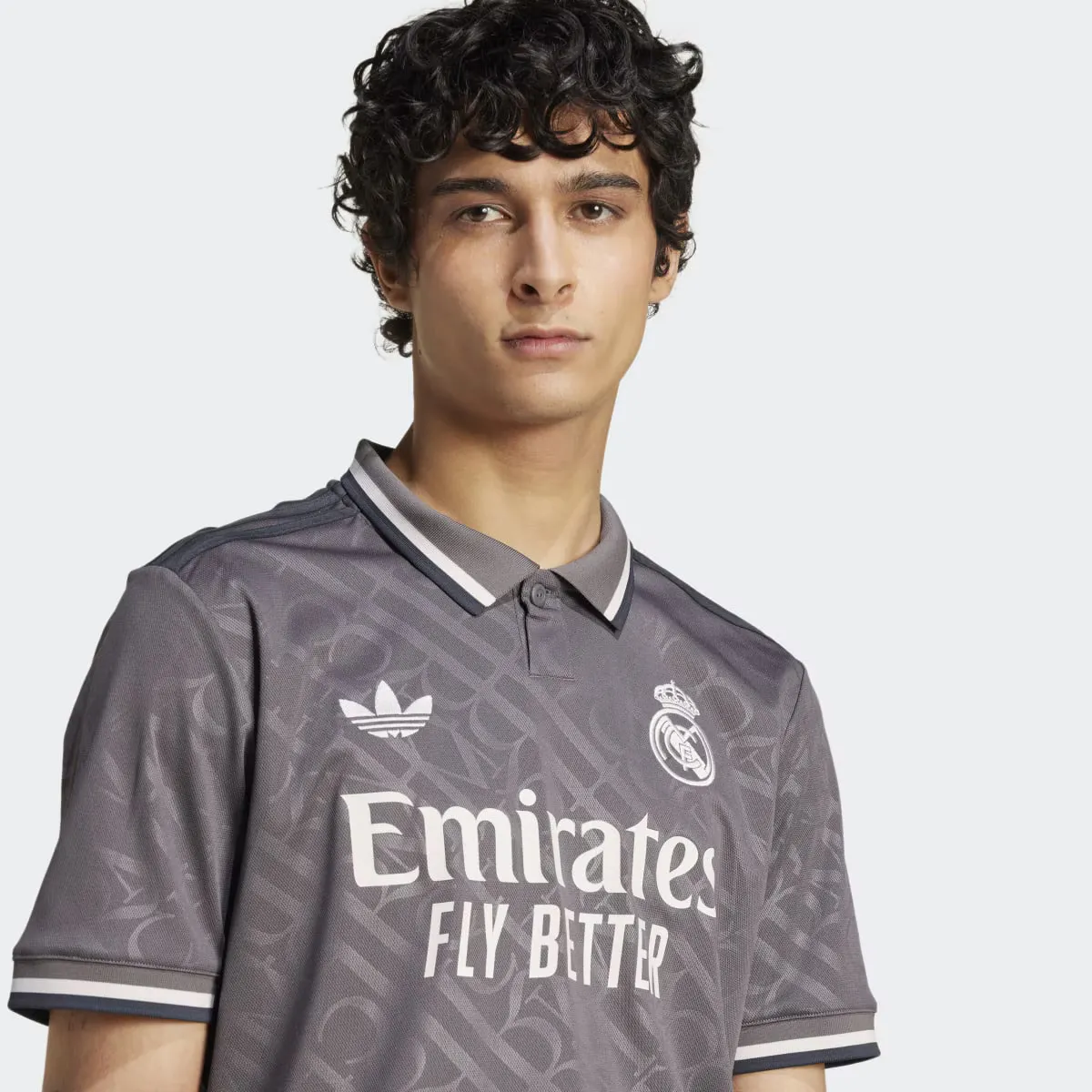 Мужская 3-я форма Реал Мадрид 24/25 Adidas футболка, серый — фото 4