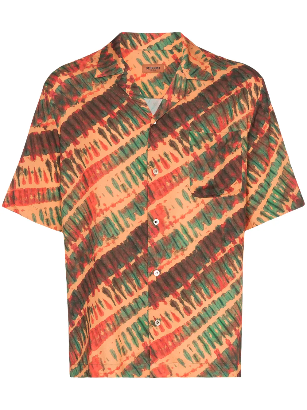 

Рубашка с короткими рукавами и принтом тай-дай Missoni