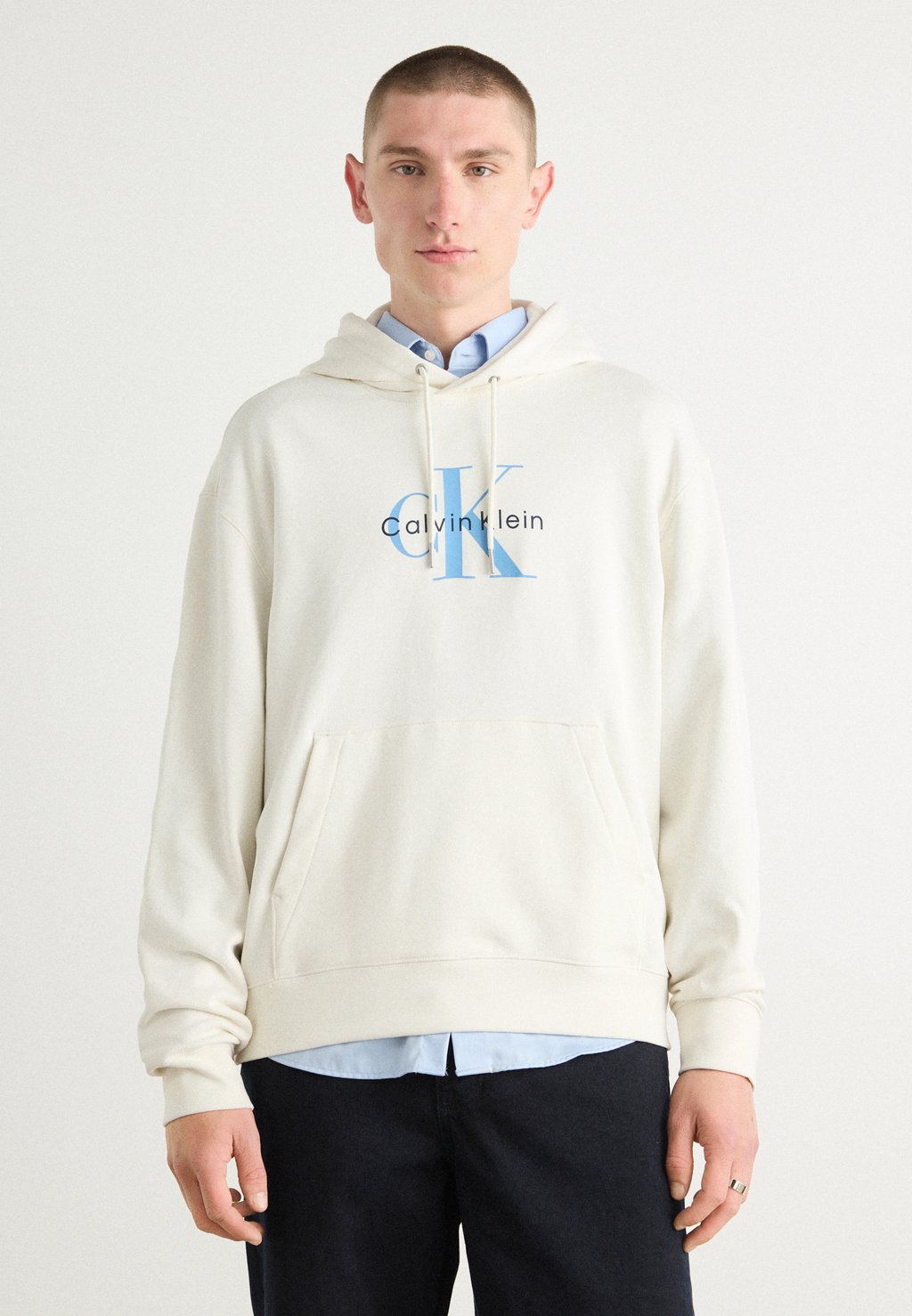 

Толстовка MONOLOGO HOODIE - Hoodie Calvin Klein Jeans, кремовый