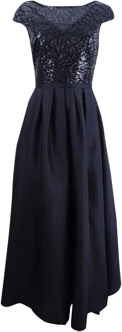 

Женское платье Calvin Klein с рукавами-крылышками и пайетками, Black