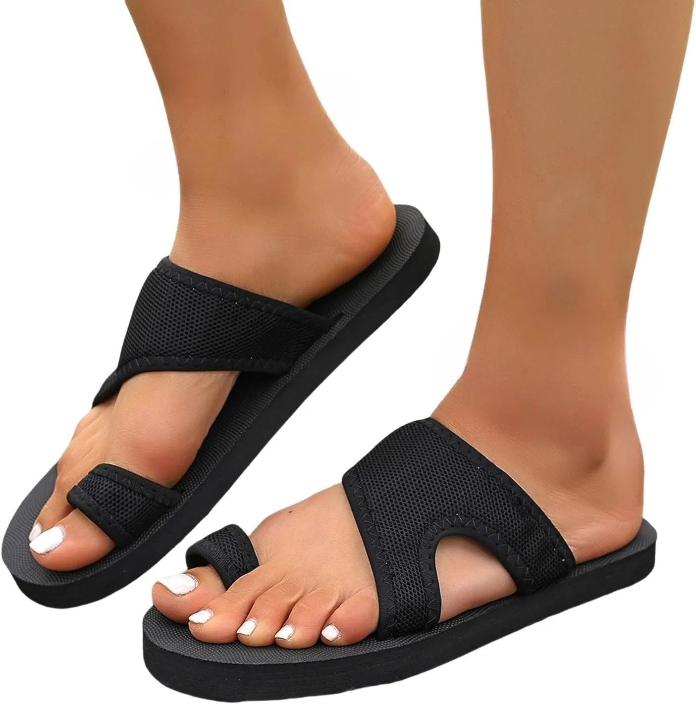 Женские купальные тапочки Generisch, мужские тапочки Cloud Slippers, супермягкие тапочки, легкие и удобные мюли, износостойкие тапочки для душа, удобные банные тапочки, купальные тапочки на платформе, Black — фото 4