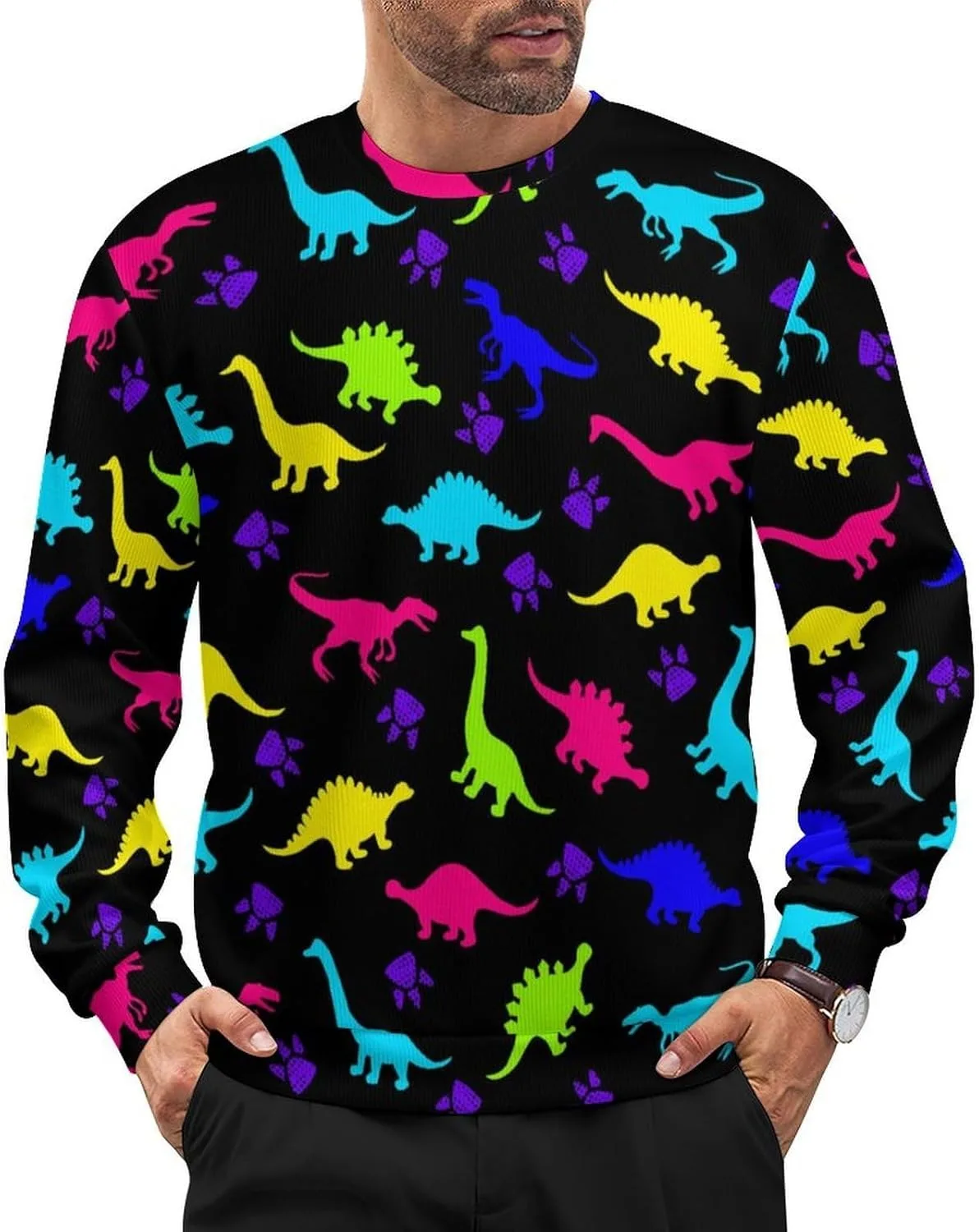 

Свитер с принтом динозавров FVDAVGS