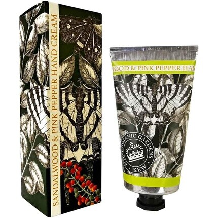 

The English Soap Company Королевский ботанический сад Кью Крем для рук Увлажняющий крем для рук с сандалом для мужчин и женщин 75 мл Сандал и розовый перец