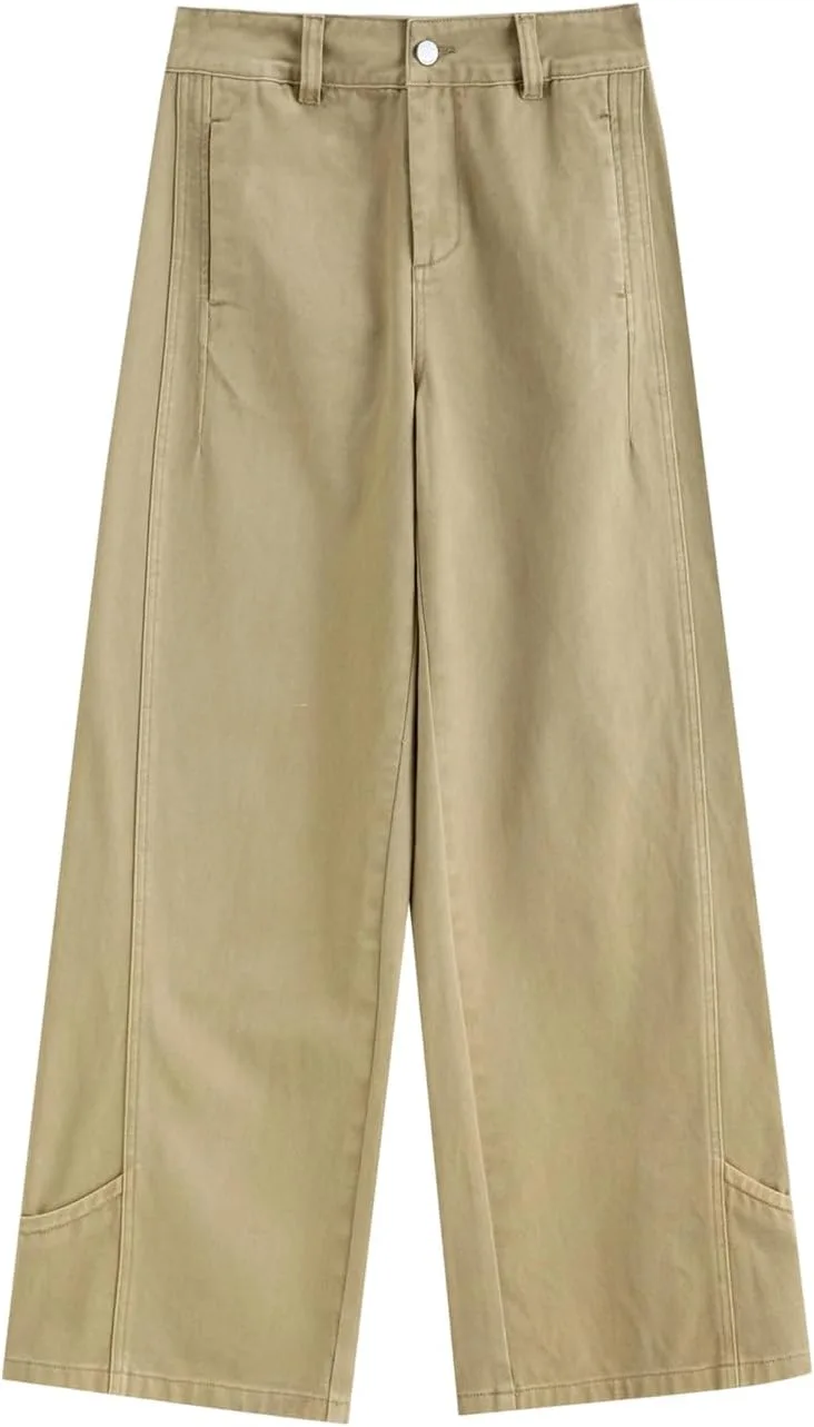 

Женские джинсы Plus Size Wide Leg, свободные с высокой талией