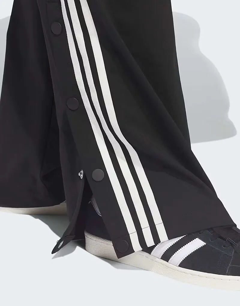 Adidas Originals Баскетбольные брюки Adidas Original Original с застежками-кнопками, черные — фото 2