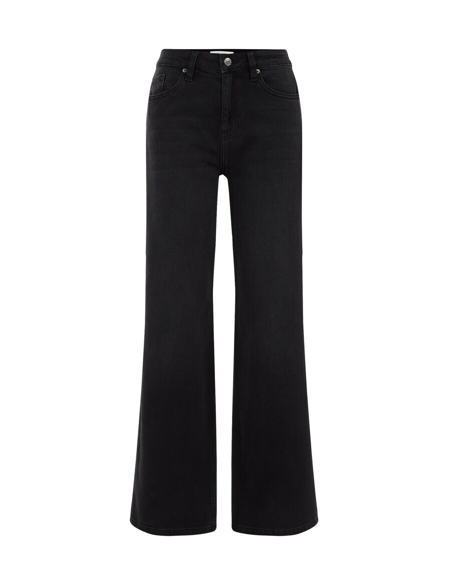 

Джинсы WE Fashion Wide leg Jeans, черный деним