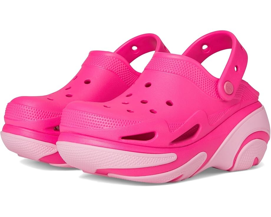 

Сабо Unisex Crocs Bubble Crush Clogs, цвет Pink Crush