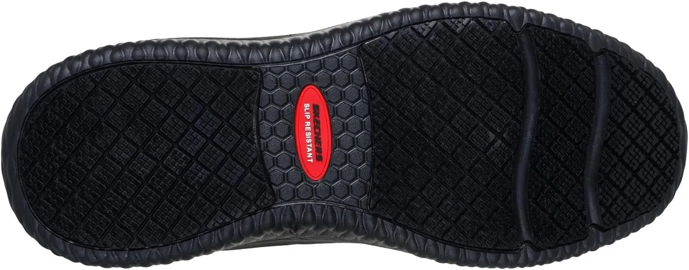 Мужские кроссовки для здоровья Skechers Delson 3.0 Sr Oteron, Black Textile Synthetic — фото 2
