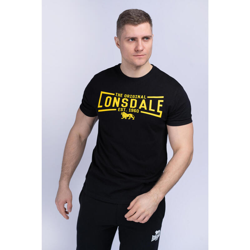 

Спортивная футболка Lonsdale, цвет schwarz/gelb