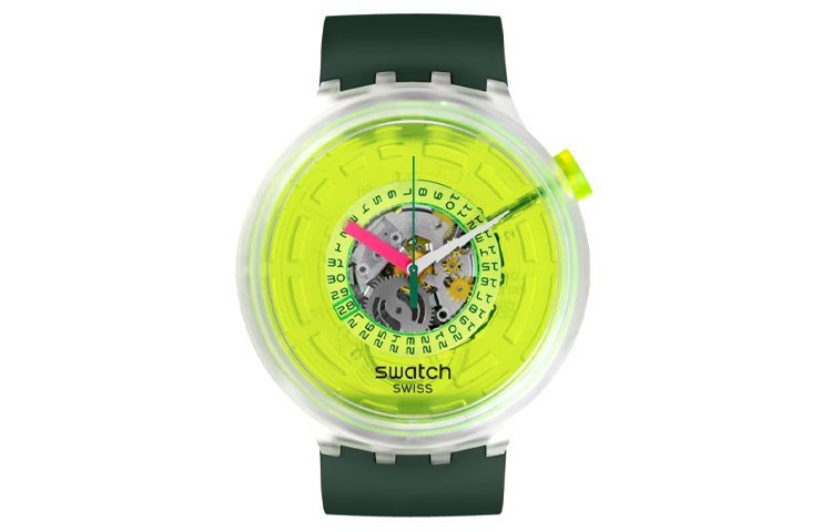 

Унисекс-часы 47 мм зеленые SB05K400 SWATCH