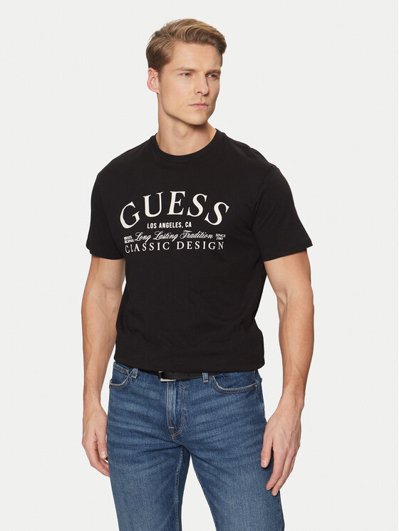 

Футболка стандартного кроя Guess, черный