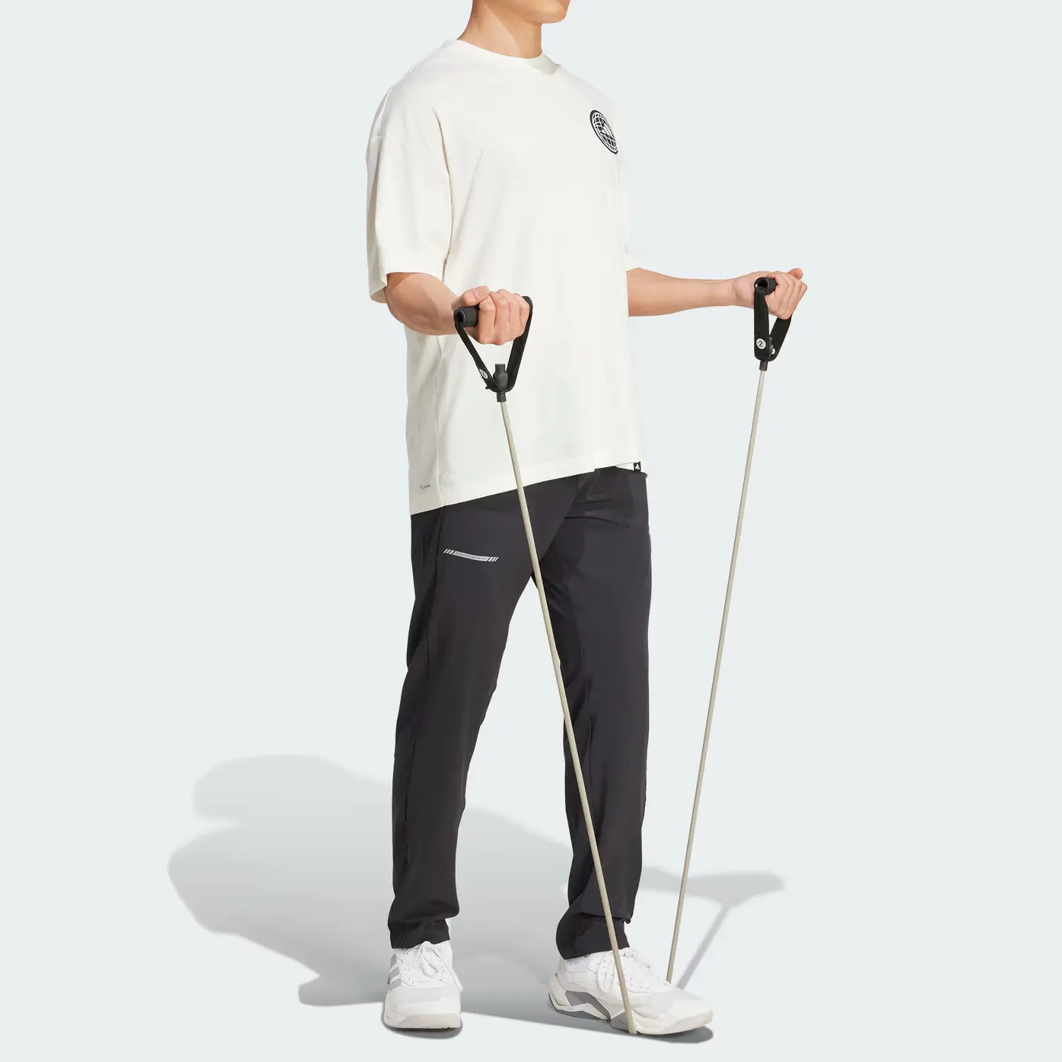 Спортивные брюки men's Adidas, черный — фото 4
