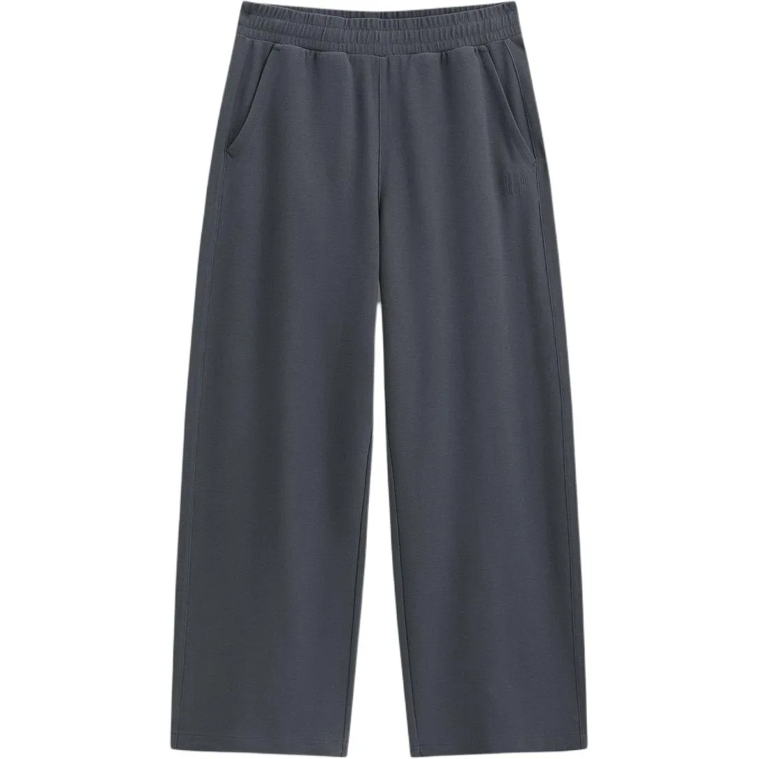 Брюки повседневные широкие GAP Carbon Gray