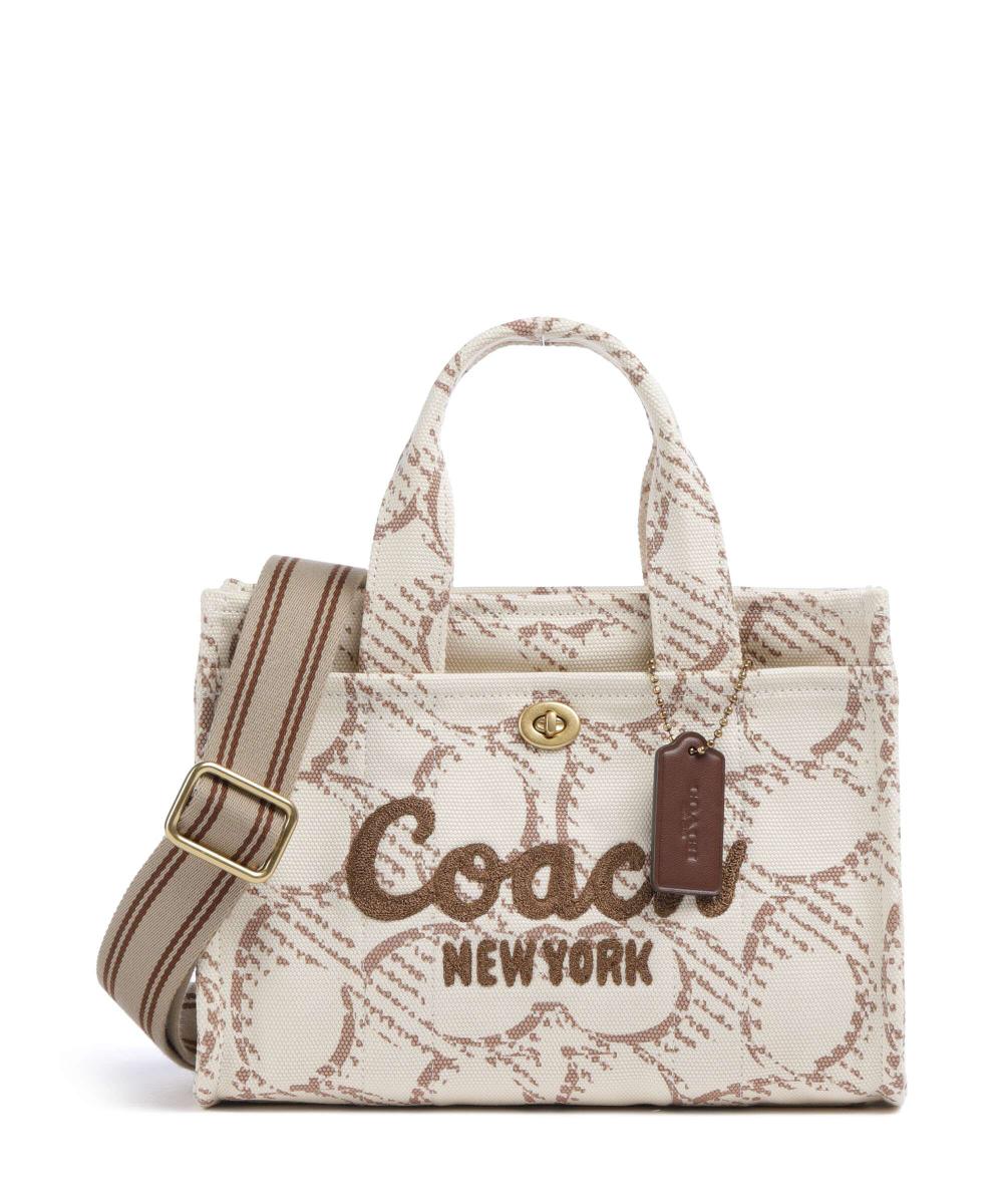 

Сумка Cargo sige 26 из хлопка Coach, бежевый